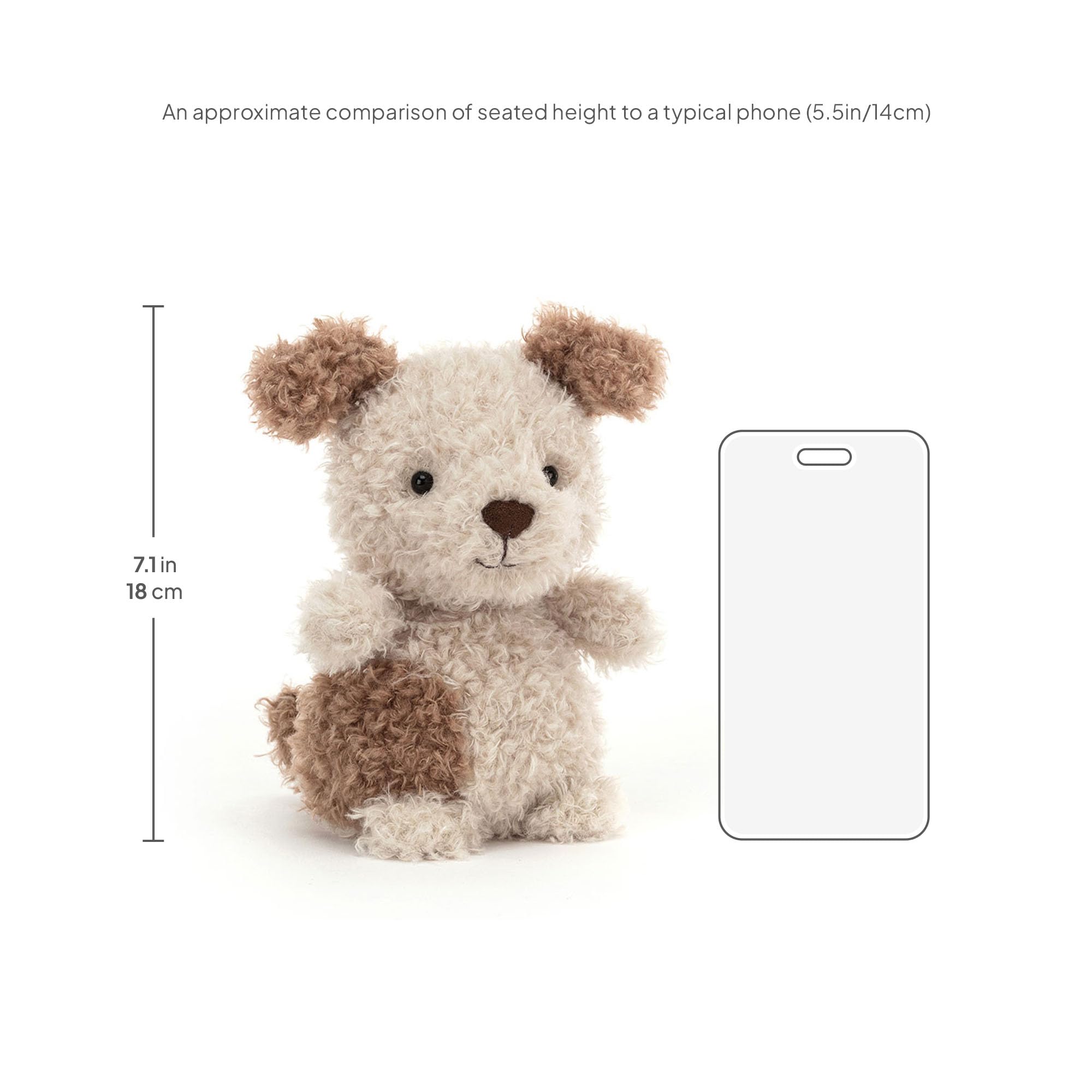 新品　ジェリーキャット リトルドッグ　子犬 Amazon.co.jp: Jellycat Little Pup Stuffed Animal Dog Plush : おもちゃ